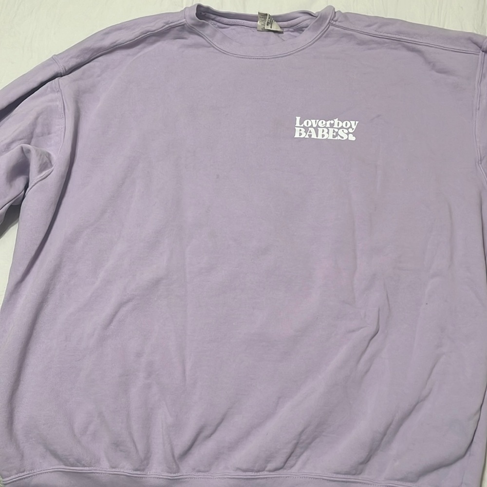 Light purple loverboy babes crew neck